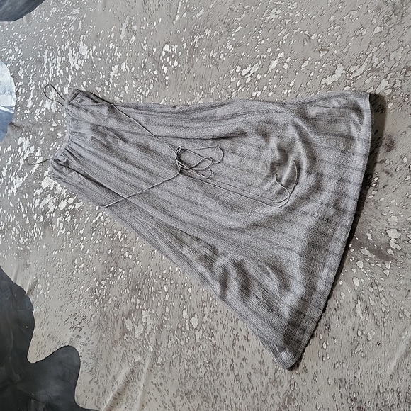 Jill Stuart Puckered Textured Maxi Sundress Sz6 Strapless - Picture 3 of 7